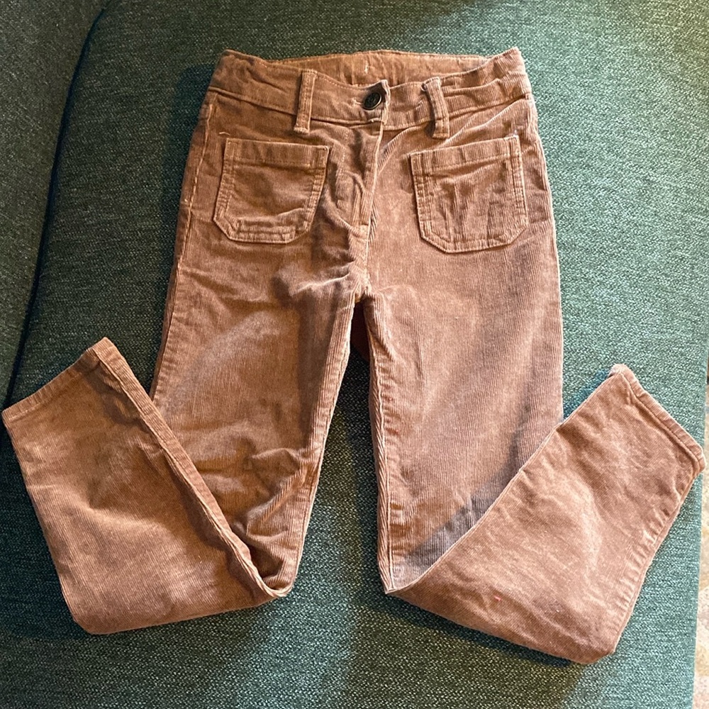 Crewcuts — brown corduroy skinny pants - Sz 7